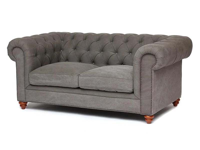 Диван Chesterfield (mod. 5137-40) cерый / AJ808-12