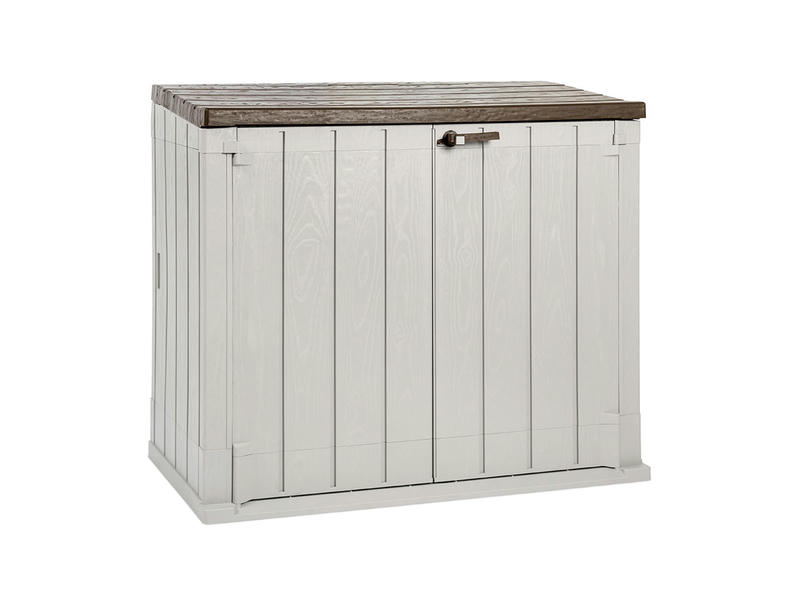 Ящик пластиковый Toomax Wood Style 1270л, серый/коричневый