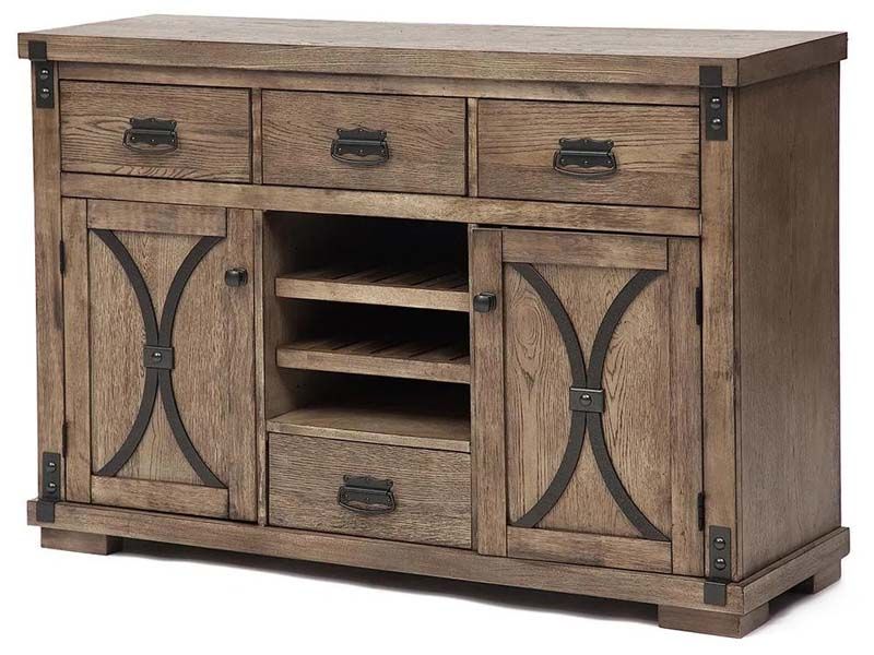 Комод ROOKERY (mod. 4280-SE(R)) дерево гевея, МДФ, 142 х 44 х 96 см, античный дуб