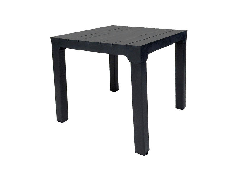Стол b:rattan Boston Quatro 780х780, антрацит