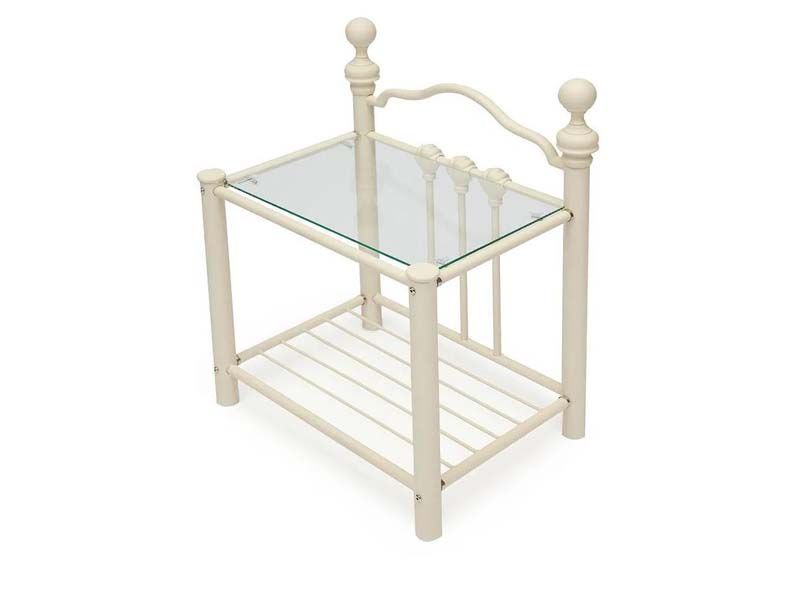 Тумба прикроватная DERBY 51,2х37,2х70см, Античный белый (Antique White)