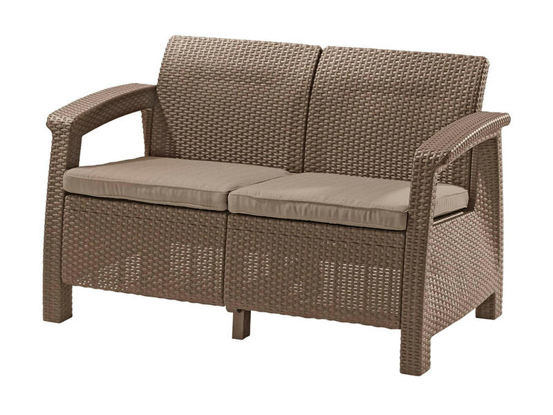 Комплект мебели Corfu Love Seat (2х мест.диван), капучино
