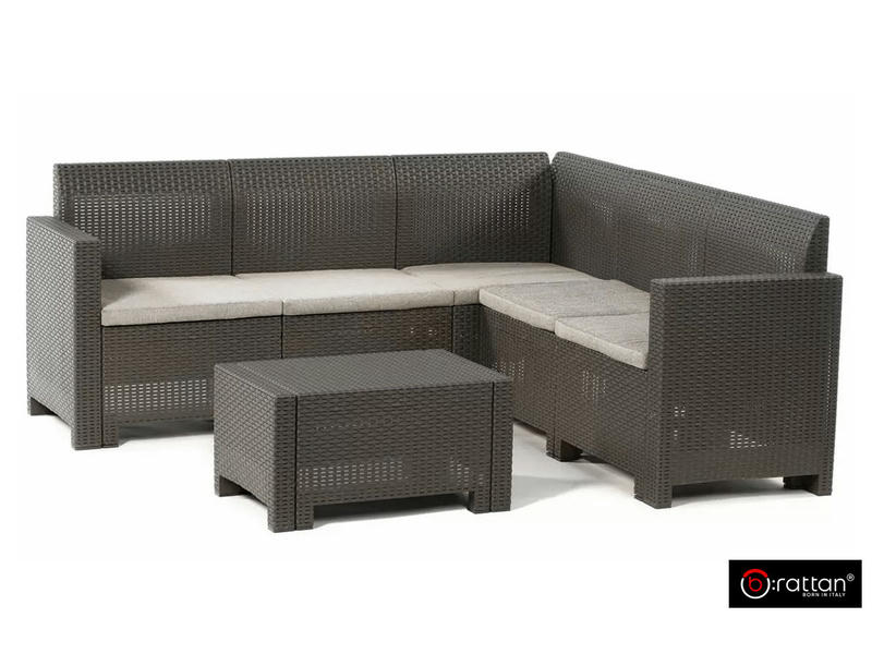 Комплект мебели NEBRASKA CORNER Set (углов. диван, столик), венге