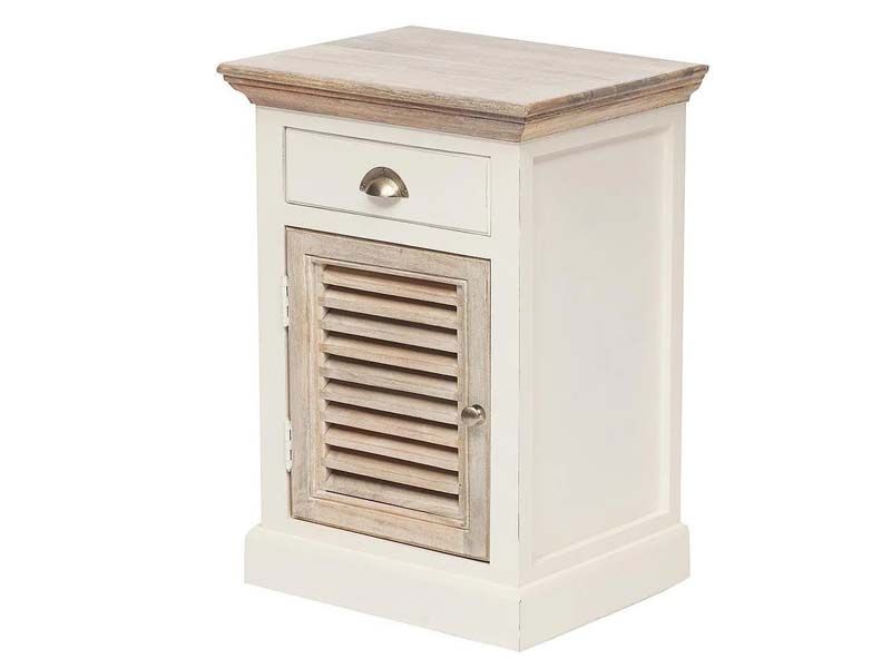 Тумба RIVIERA ( mod.2323 ) дерево манго, 50х40х70см, Antique white/white wash