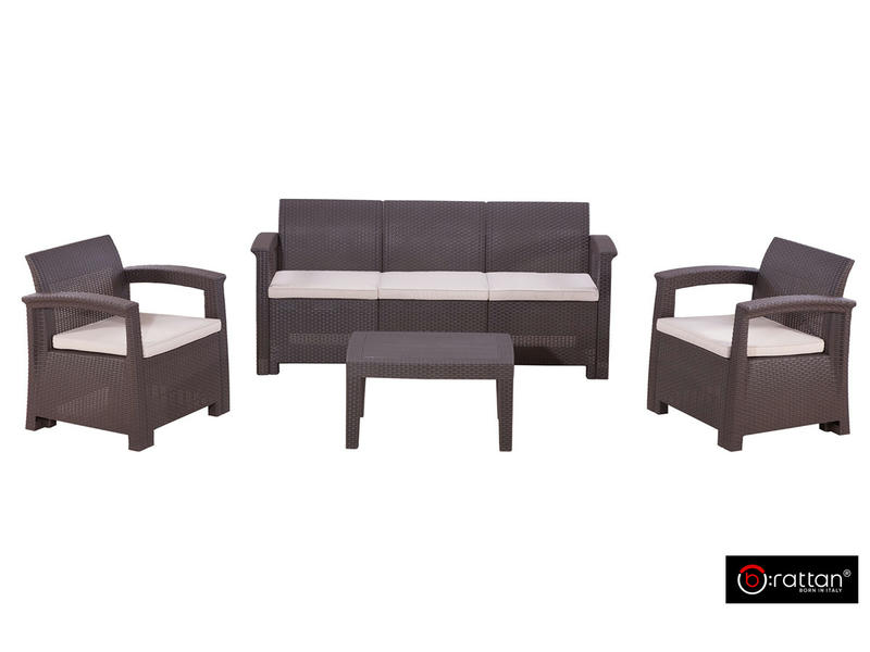 Комплект мебели Rattan Comfort 5, венге