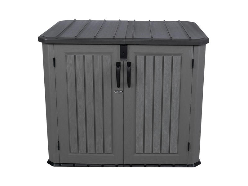 Ящик пластиковый WoodLook, 1380 л, серый