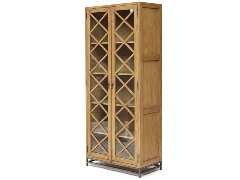 Шкаф книжный DAVIS ( mod. BKC HEX 19-01 ) 90х45х210см античный дуб