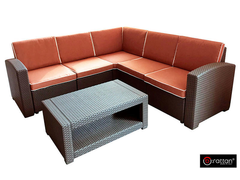 Комплект мебели Rattan Premium Corner, венге