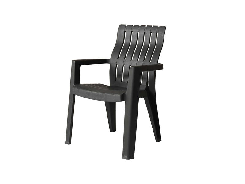 Стул b:rattan Chicago, антрацит