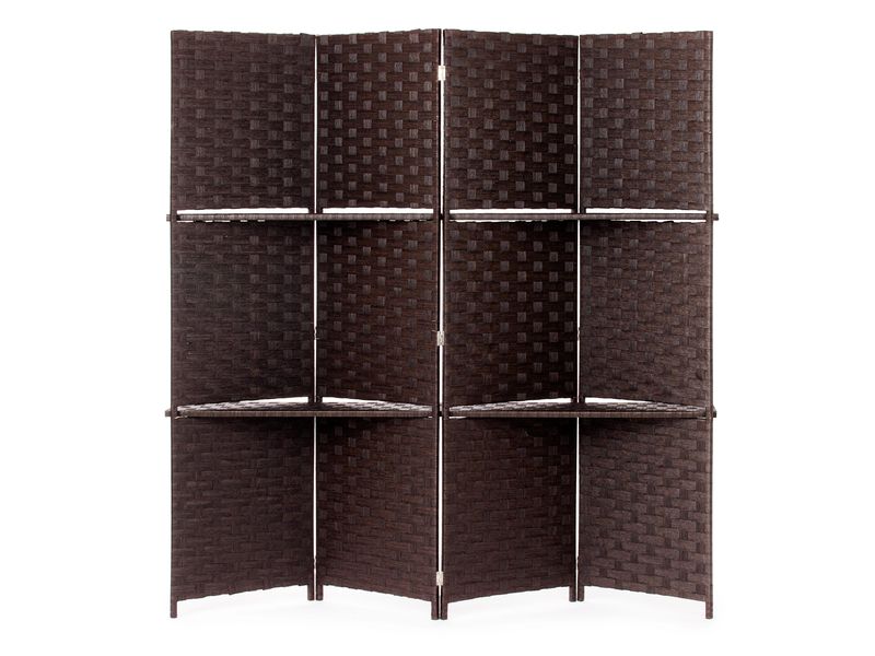 Ширма с полками NICE (mod. TT-RD007) 200х180см Орех (Walnut)