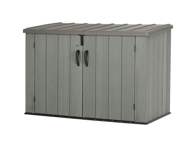 Ящик пластиковый WoodLook, 2100 л, серый