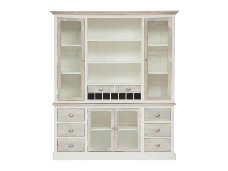 Буфет RIVIERA ( mod.2223 ) 180х45х210см Antique white/white wash