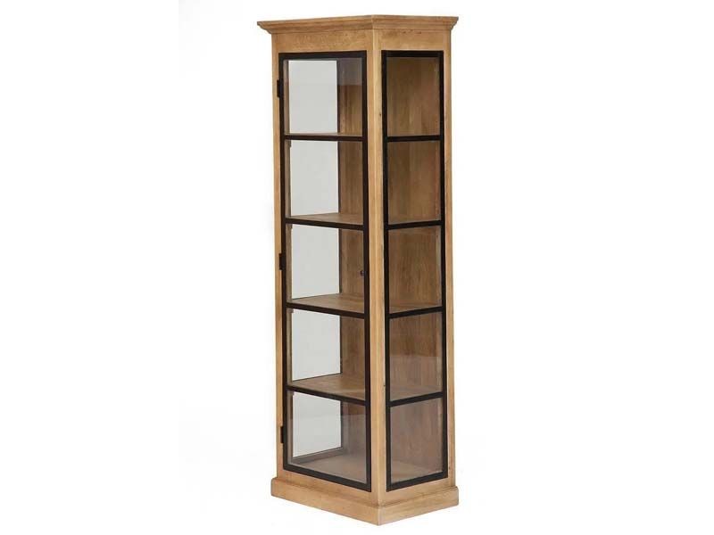 Витрина ACADEMY 190х68х45см Natural (натуральный)