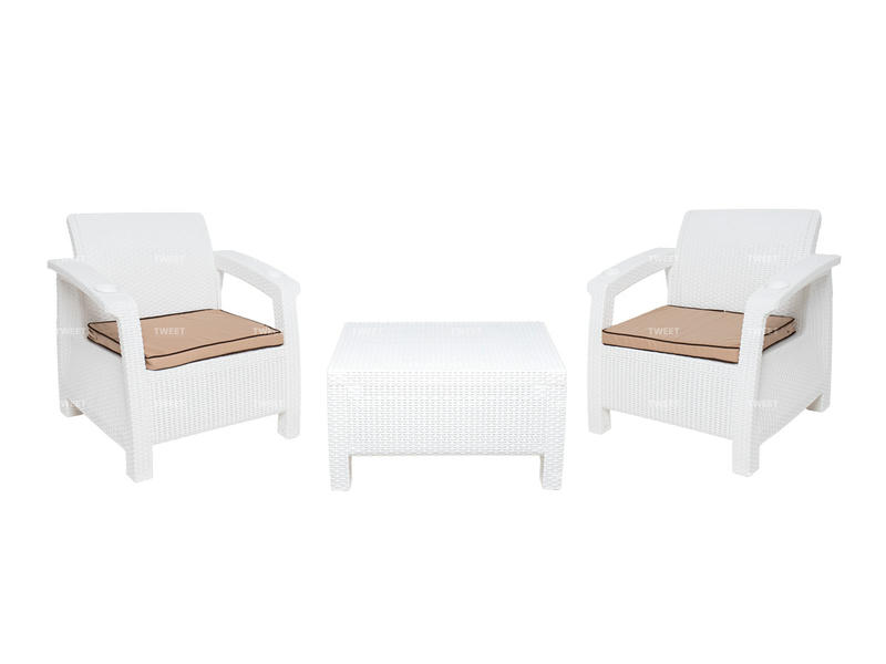 Комплект TWEET Balcony Set, цвет: белый
