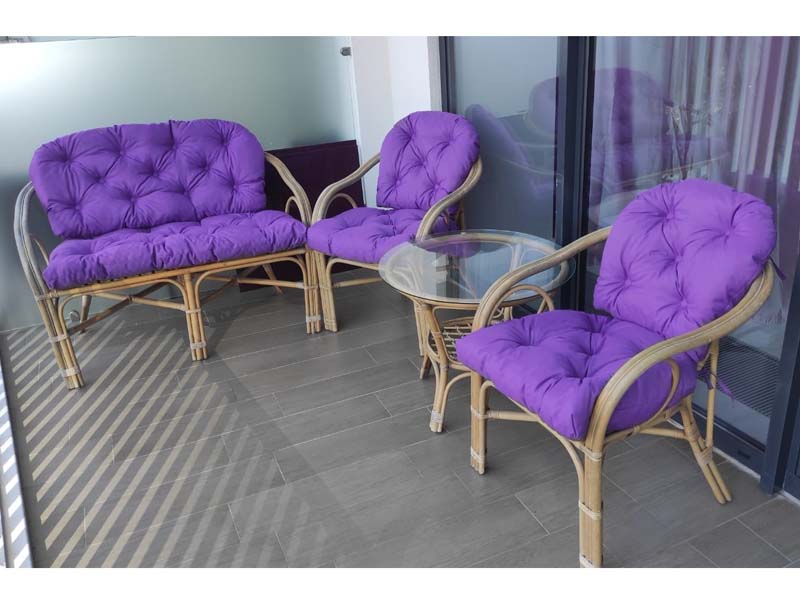Подушки для комплекта мебели Маркос Oxford 600 Purple