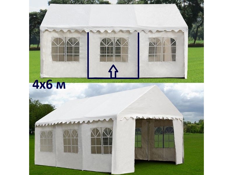 Шатер-павильон AFM-1026W White (4х6)